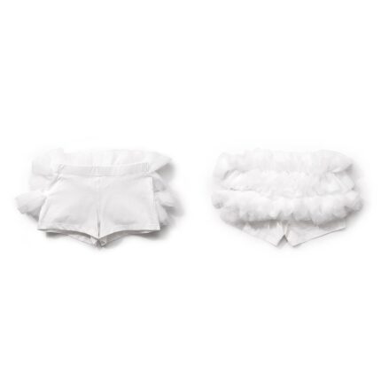 Gathered Tutu Shorts - tutu-style streetwear shorts