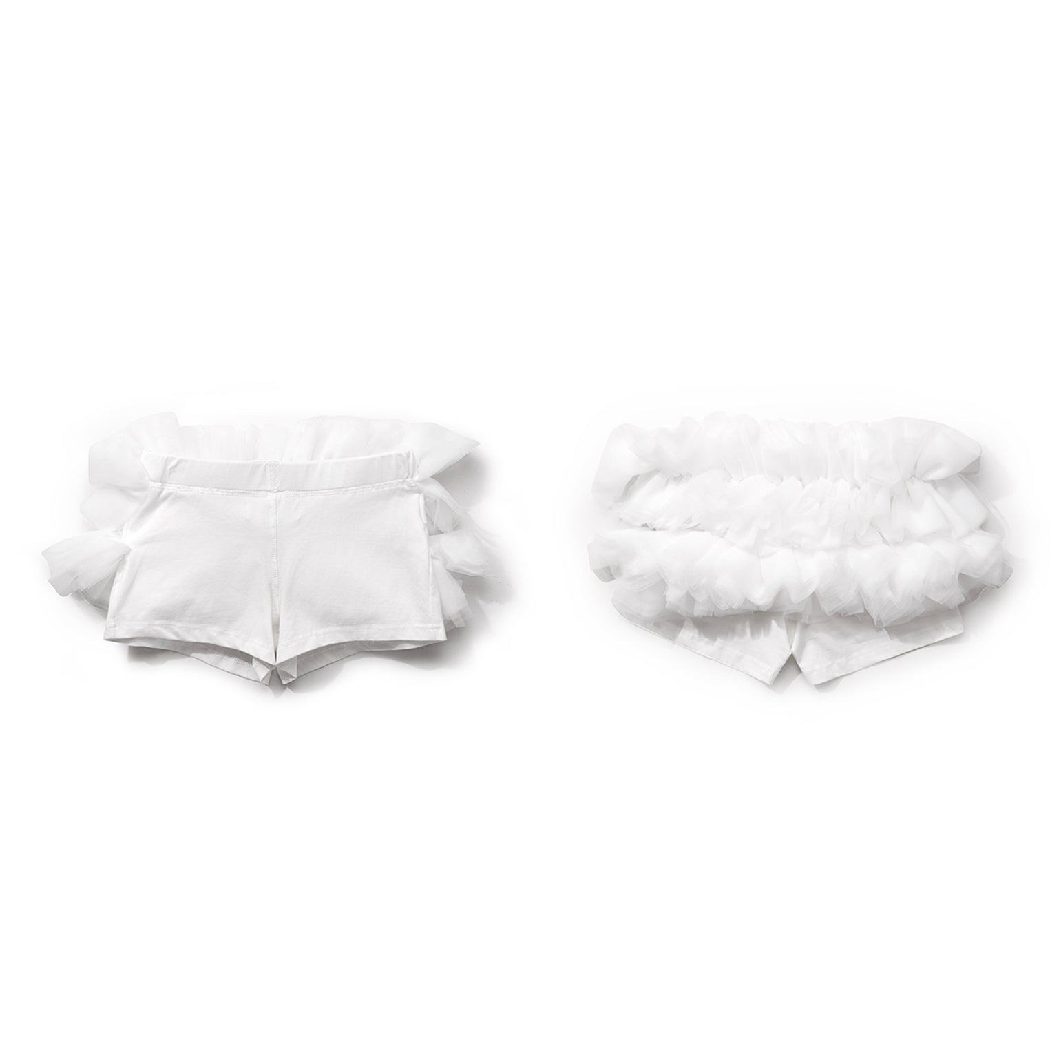 Gathered Tutu Shorts Gathered Tutu Shorts - tutu-style streetwear shorts