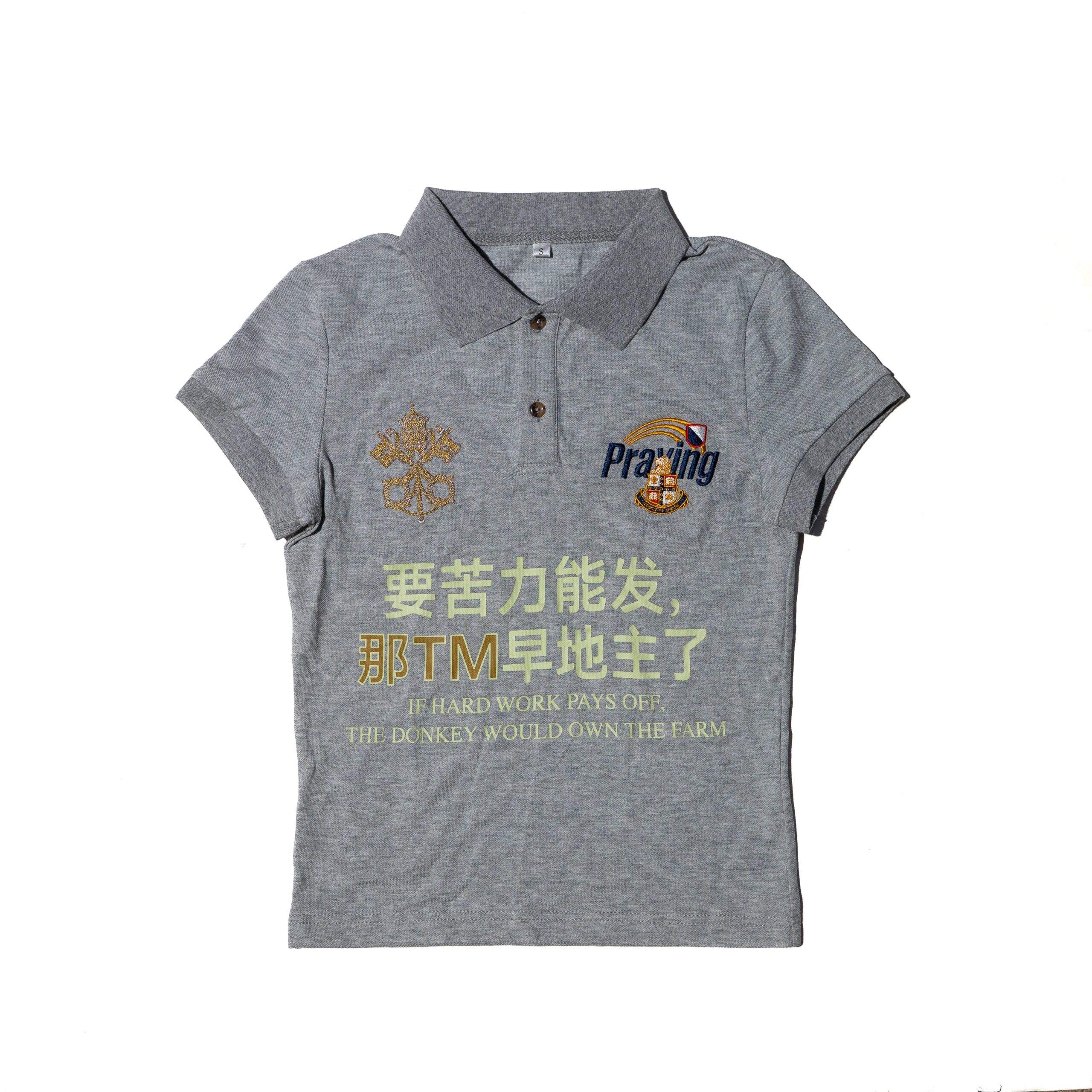 Hard Work Womens Polo Hard Work Womens Polo - graphic streetwear polo