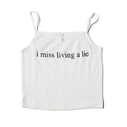 Living a Lie Tank - graphic streetwear tank