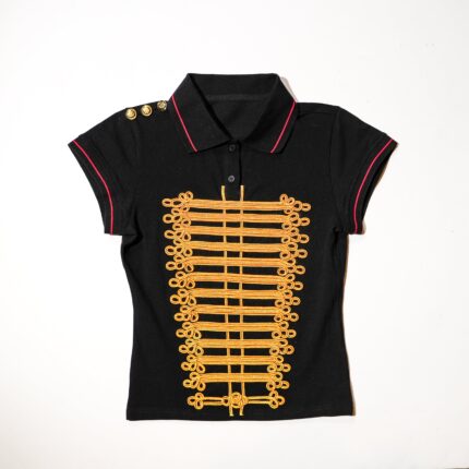 Marching Band Womens Polo - cap sleeve streetwear polo