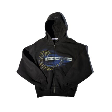 I Don't Care How Hard Life Gets Hoodie - resilient graphic streetwear hoodie